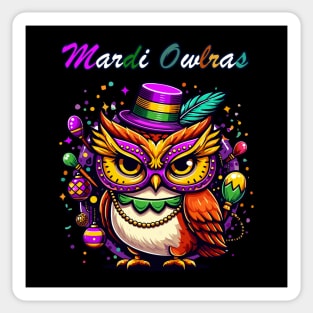 Mardi Owlras Sticker